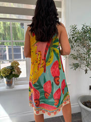 Multicolour Exotic Shimmer Dress Tatiana