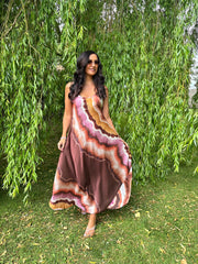 Chocolate Marble Tide Dress Odette