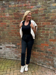 Black Basic Reema Joggers 2