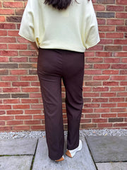 Chocolate Wide Leg Magic Trousers