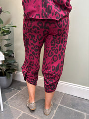 Wine Leopard Set Cara