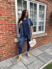 Navy Basic Tee Shirley