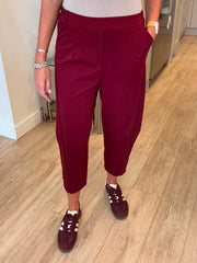 Wine Barrel Leg Trousers