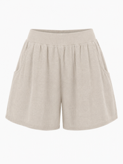 Stone Textured Pull on Shorts Harley