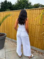 White Handkerchief Tube Set Tina