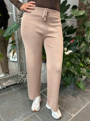 Camel Knitted Trousers Chloe