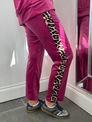 Lipstick Velour Leisure Set