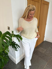 Stone V Neck Knit Jodie