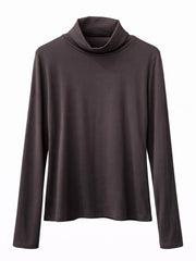 Chocolate Super Soft Roll Neck