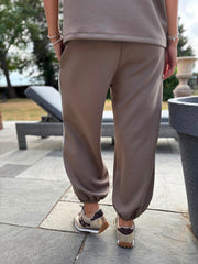 Mocha Stripe Leisure Set Billie