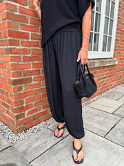 Black Hareem Trousers Libby