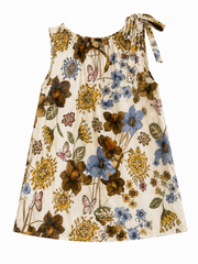 Chocolate Floral Top Justine
