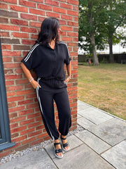 Black Two Stripe Co-Ord Nikki
