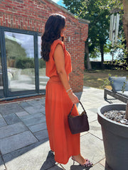 Rust Top & Skirt Set Daniella