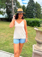 Stone Essential Textured Vest Nicole