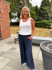 Navy Tina Trousers
