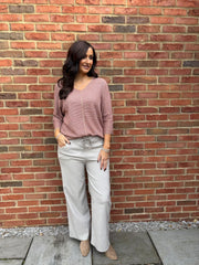 Stone Wide Leg Magic Trousers