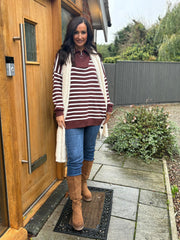 Chocolate Stripe Jumper Jane