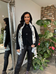 Black Crew Neck Pocket Cardi Janet