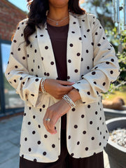 Stone Polka Dot Take You Anywhere Jacket