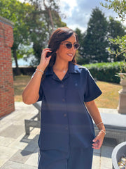 Navy Stripe Leisure Set Billie