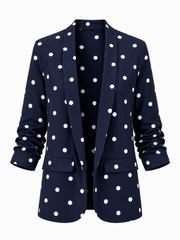 Navy Polka Dot Take You Anywhere Jacket