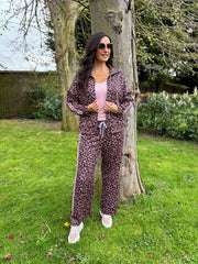 Chocolate Leopard Tracksuit Serena