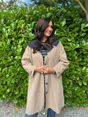 Mocha Longline Trench Coat