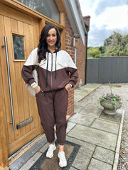 Chocolate Zip Up Hoodie Imogen