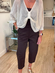 Chocolate Barrel Leg Trousers