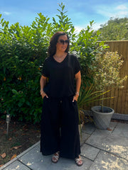 Black Riley Trousers