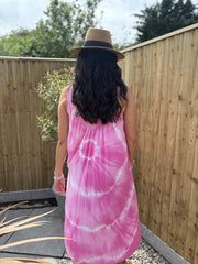 Lipstick Tie Dye Dress Krystal