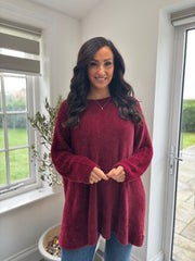 Wine Super Soft Knit Luna