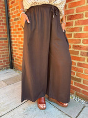 Chocolate Riley Trousers