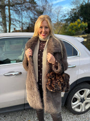 Chocolate Faux Fur Coat