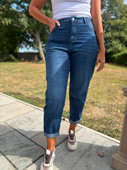 Denim Barrel Leg Jeans