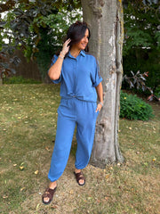 Denim Two Stripe Co-Ord Nikki