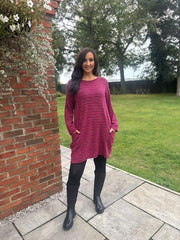 Lipstick Rainbow Pocket Dress Jennifer