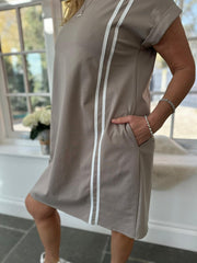 Mocha Designer Inspired Sports Dress Carrie
