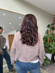 Mocha Gathered Knit Florence