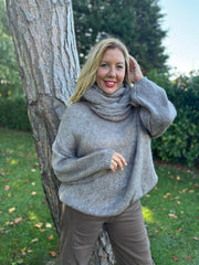 Mocha Scarf Knit Aspen