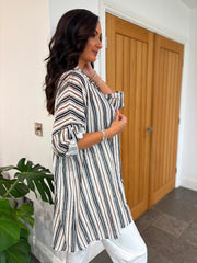 Black Spots & Stripes Shirt Trinity