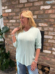 Mint V Neck Top Sydney