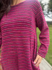 Lipstick Rainbow Pocket Dress Jennifer