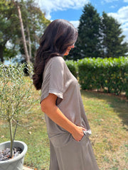 Mocha Shimmer Tee Aubrey