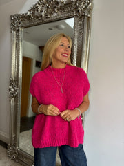 Lipstick Popcorn Knit Amanda