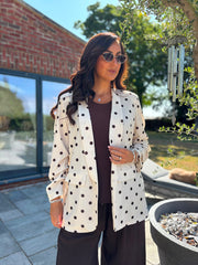 Stone Polka Dot Take You Anywhere Jacket
