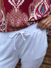 White Essential Joggers Stella