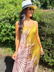 Olive Leaf Dress Odette