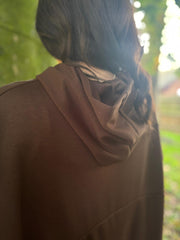 Chocolate Hooded Sweat Top Ada
